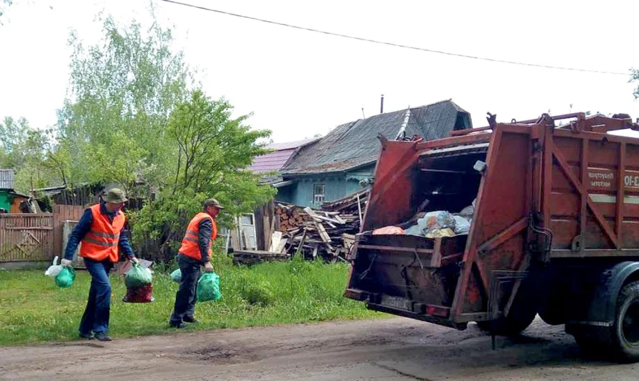 Вывоз мусора из частного дома в Черняховске в октябре