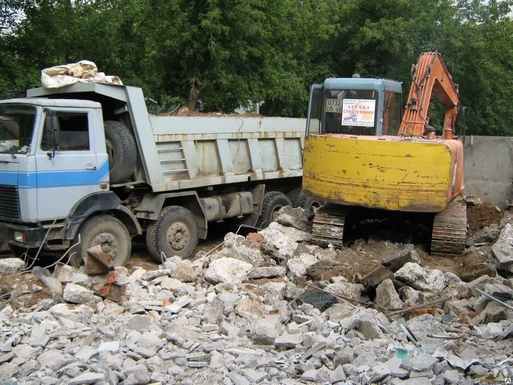 Вывоз бетонного боя и утилизация в Черняховске в октябре