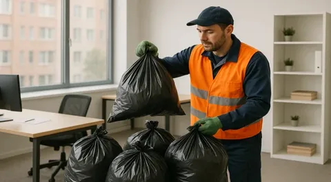 Уборка и вывоз мусора после мероприятий в Черняховске в октябре
